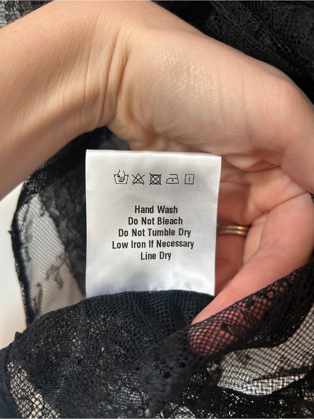 O.p.t. Clarissa top Size 4 Sheer Lace Sleeveless Top - Black NWT - Picture 8 of 11